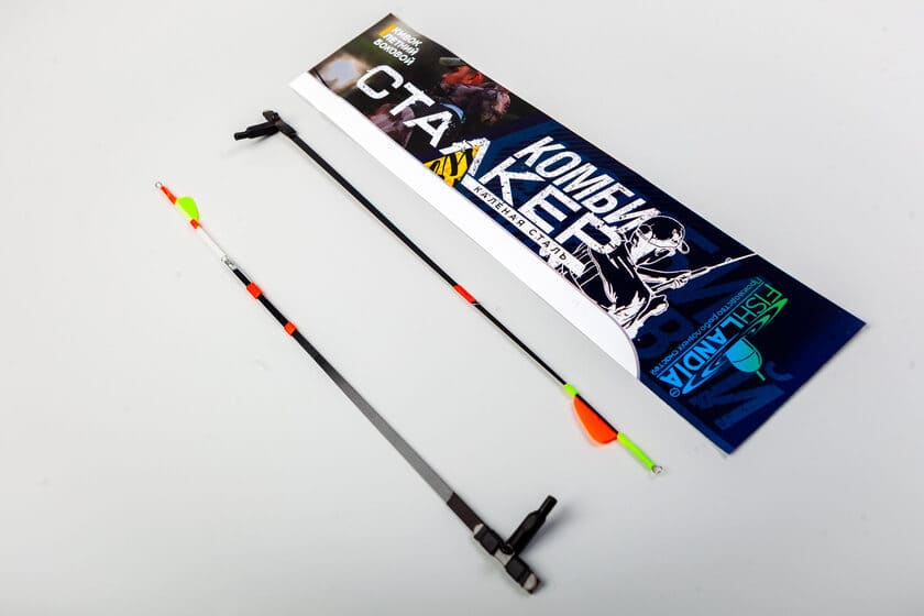 Кивок летний боковой СТАЛКЕР Комби 0,6-0,9g каленая сталь + лавсан L310мм FISHLANDIA