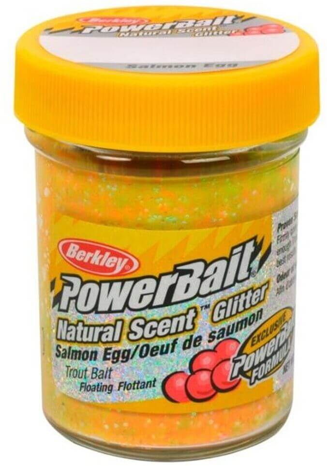 Паста POWERBAIT Natural Scent Glitter Trout Bait Salmon Egg Rainbow (50g)