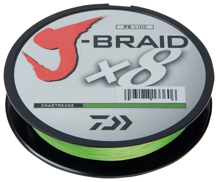 Шнур DAIWA J-Braid X8 0,13/150м Chartreuse