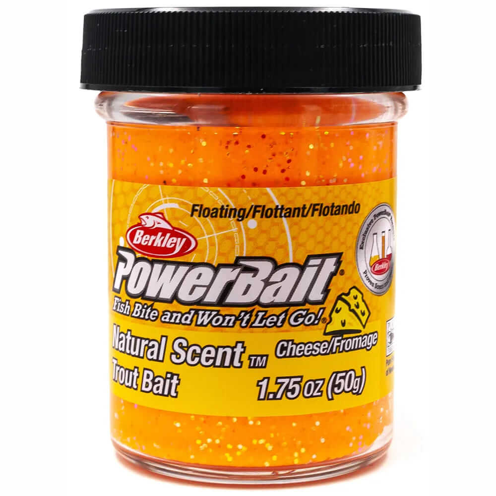 Паста POWERBAIT Scent Trout Bait 50g Cheese Orange