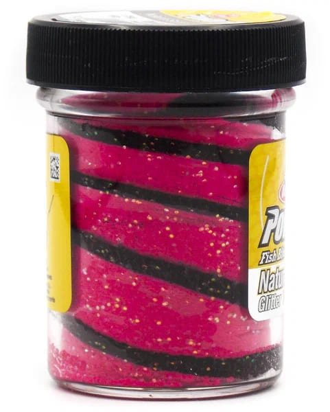 Паста POWERBAIT Select Glitter Trout Bait Black/Fluorescent Red (50g)