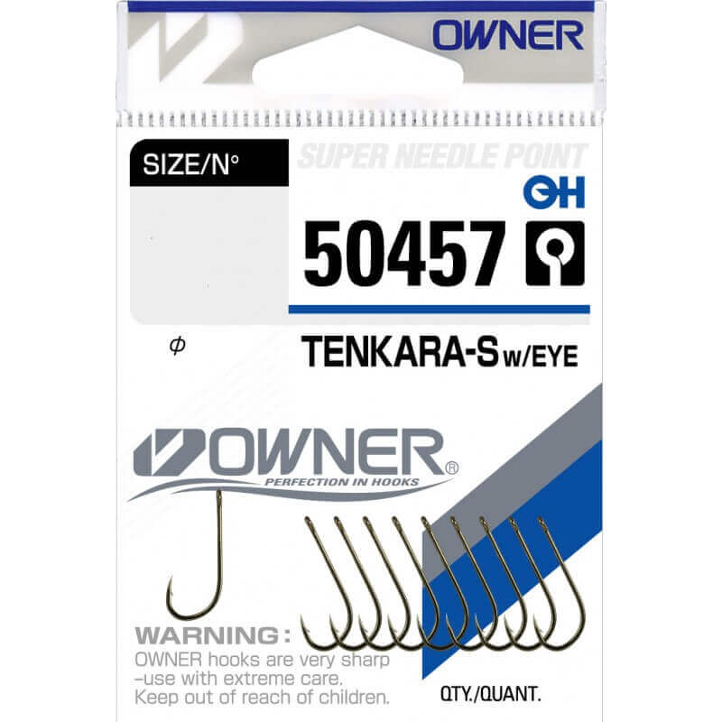 Крючки OWNER 50457 TENKARA-S WITH RING №08