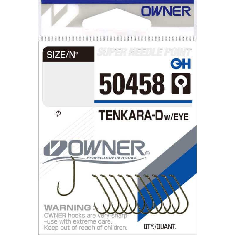 Крючки OWNER 50458 TENKARA-D WITH RING №12