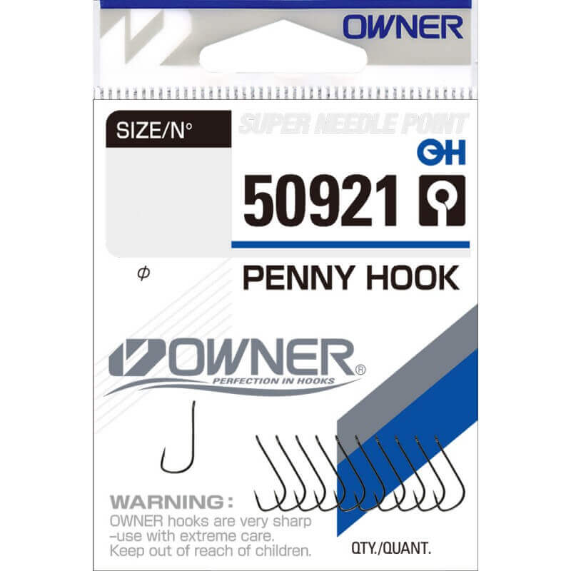 Крючки OWNER 50921 PENNY HOOK №12