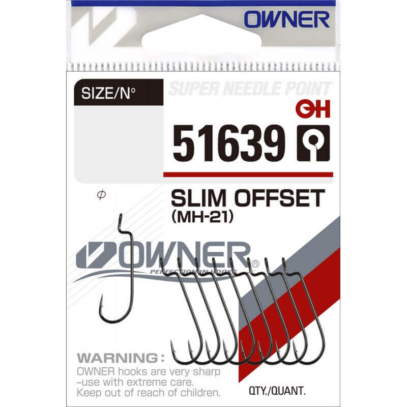 Крючки OWNER 51639 SLIM Offset MH-21 №06