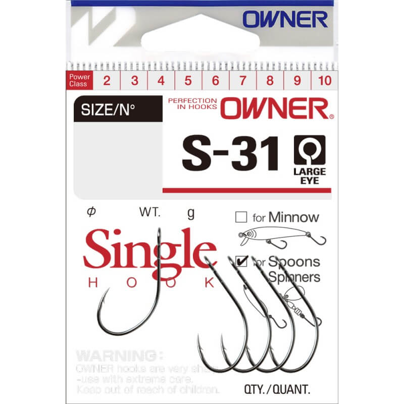 Крючки OWNER 51650 (S-31) Single №6