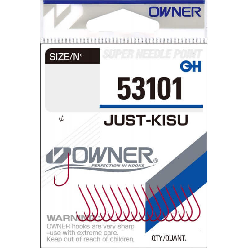 Крючки OWNER 53101 JUST-KISU (Red) №10