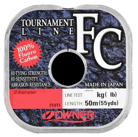 Флюорокарбоновая леска Owner Tournament FC 0.18мм 50м