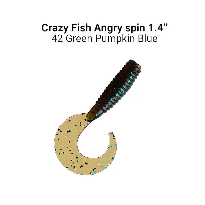 Мягкая приманка CF ANGRY SPIN 1,4