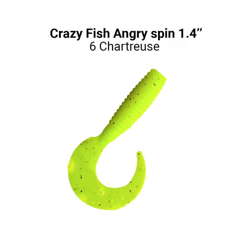Мягкая приманка CF ANGRY SPIN 1,4