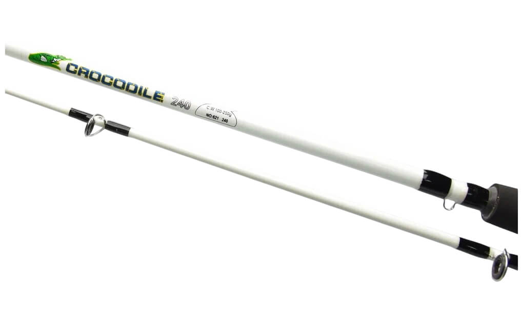 Спиннинг DAYO Crocodile 270 100-250g белый стеклопластик