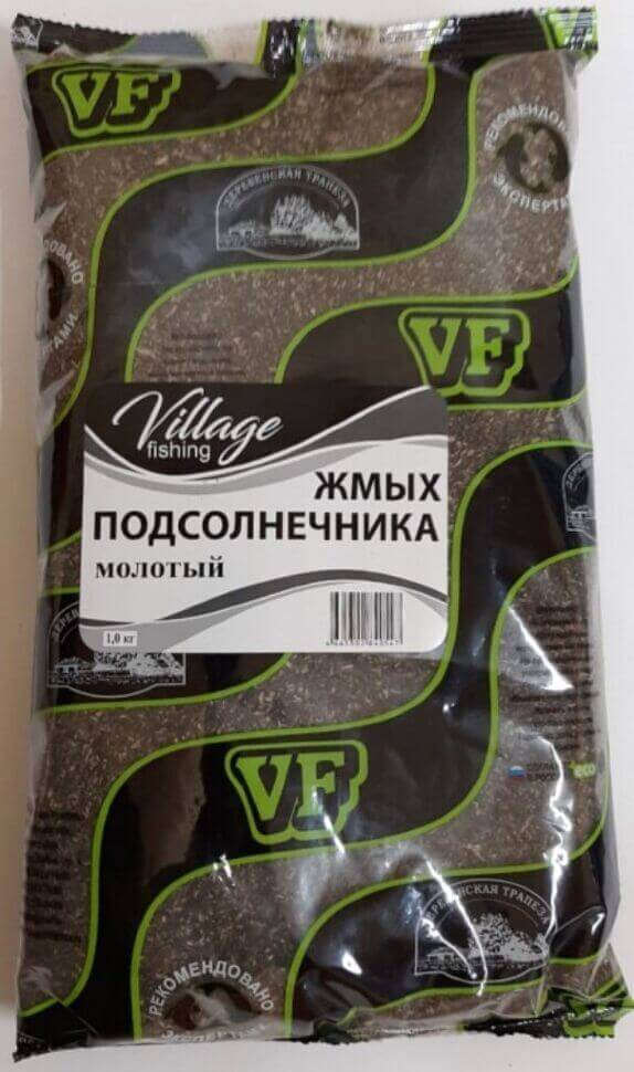Прикормка Village Fishing Жмых подсолнечника 1кг