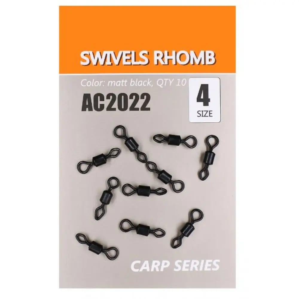 Вертлюг ORANGE Swivels Rhomb AC2022 #4 (10шт)