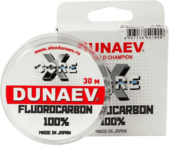 Леска 0,235мм 30м FLUORCARBON  DUNAEV