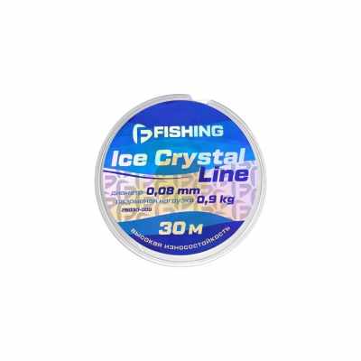 Леска F-FISHING Ice Crystal Line 30м 0,08мм