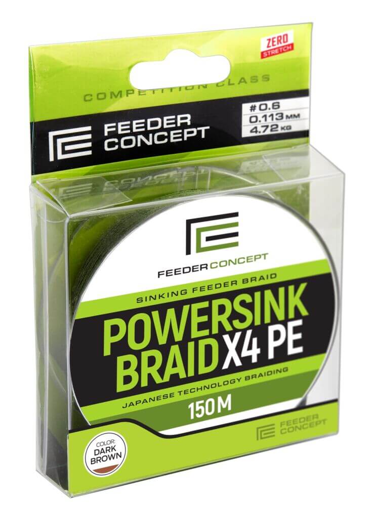 Шнур Feeder Concept Distance х8 BRAID Dark Green 150/014