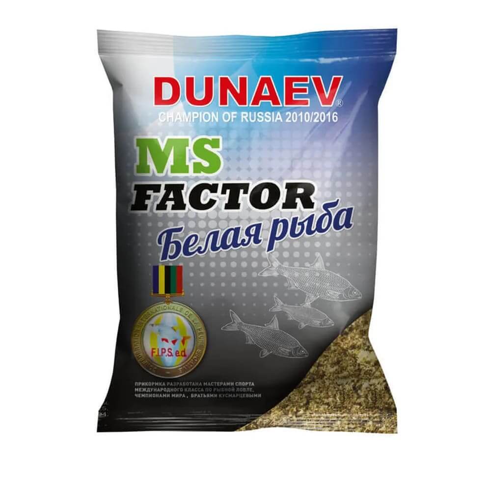 Прикормка DUNAEV-MS FACTOR 1кг Белая рыба