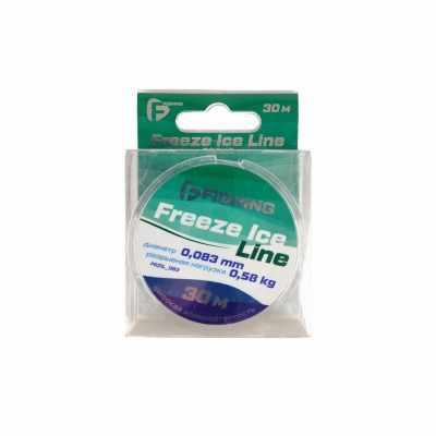 Леска F-FISHING Freeze Ice Line 30м 0,074мм 0,45кг