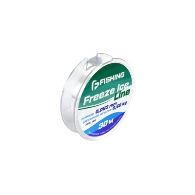 Леска F-FISHING Freeze Ice Line 30м 0,091мм 0,71кг