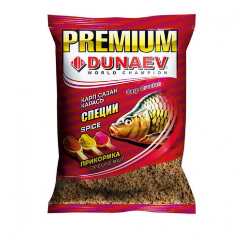 Прикормка DUNAEV-PREMIUM 1кг  Карп-Сазан Специи