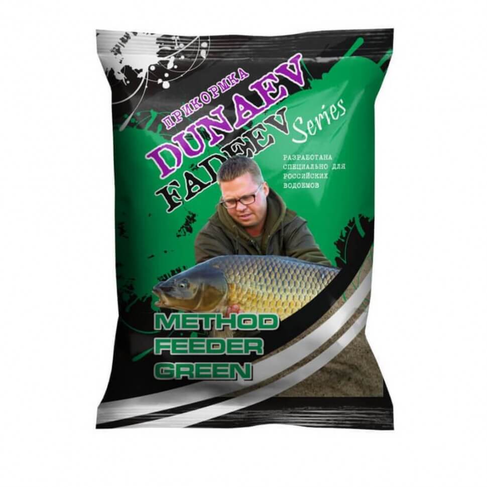 Прикормка FADEEV 1кг Feeder Method Green