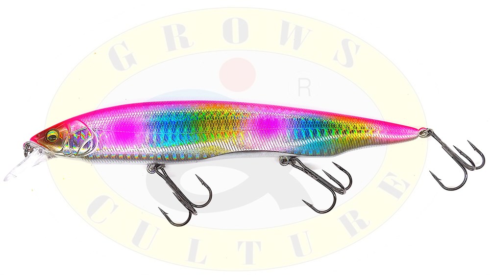 Воблер GC KANATA AYU 160F 30g #11/GG Pink Back Rainbow до 1,5м