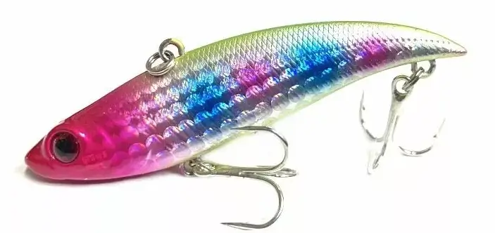 Раттлин GC BAY BLUE VIB 70мм 14g UV#26/79 (Pink Head Candy)
