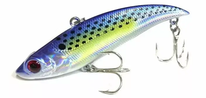 Раттлин GC BAY BLUE VIB 90мм 21g UV#03/05 (Konoshiro Blue Silver)