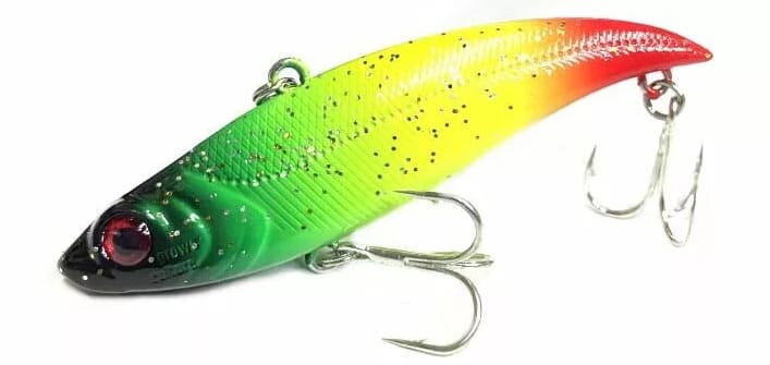 Раттлин GC BAY BLUE VIB 90мм 21g UV#09/63 (Red Yellow Lemon Gold)