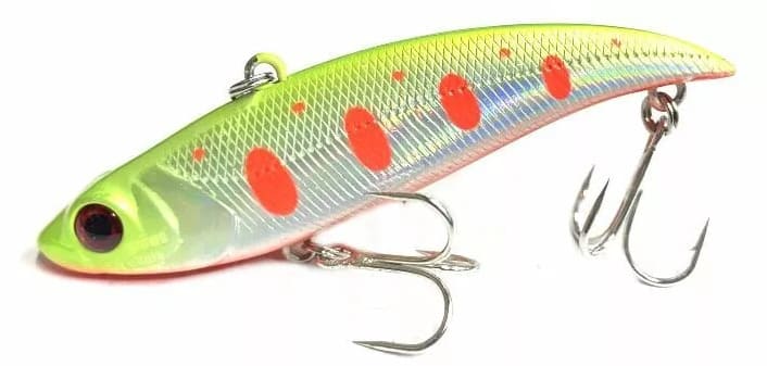 Раттлин GC BAY BLUE VIB 90мм 21g UV#19/72 (Chart Silver Yamame)