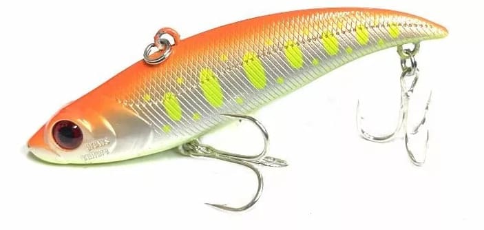Раттлин GC BAY BLUE VIB 90мм 28g UV#27/80 (Orange Yamame)