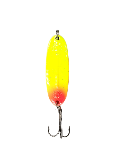 Блесна WILL'MANS Classic 7g  #312/GLOW лимон, оранжевый, с блестками /оранжевый