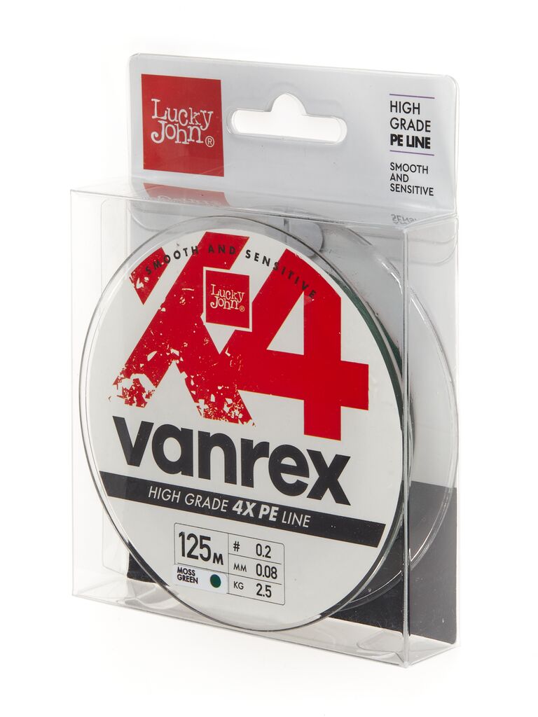Шнур LJ Vanrex X4  Moss Green 125/0,14мм