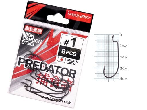 Крючки офсетные LJ PREDATOR LJHP340 001/0 8шт