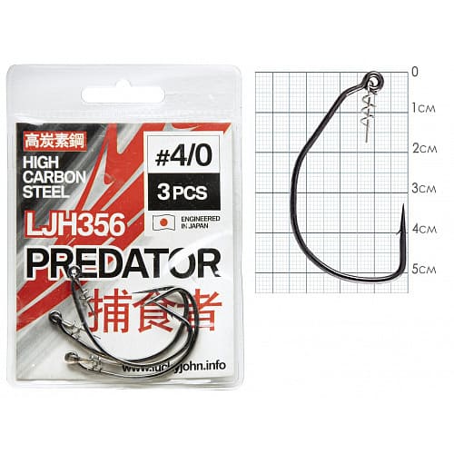Крючки офсетные LJ PREDATOR  LJH356-K080