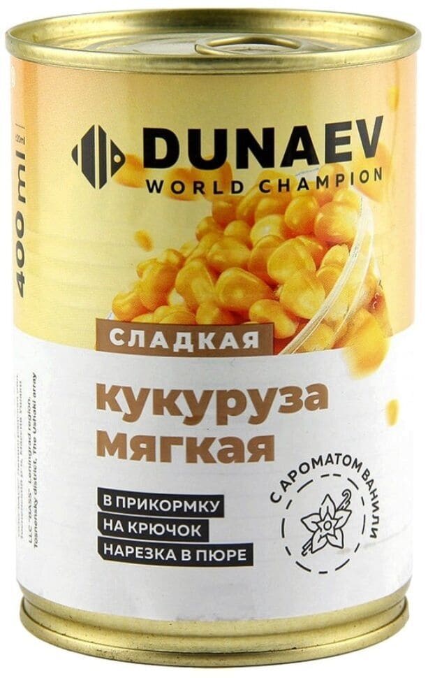 Кукуруза Мягкая DUNAEV 400мл Ваниль металлобанка