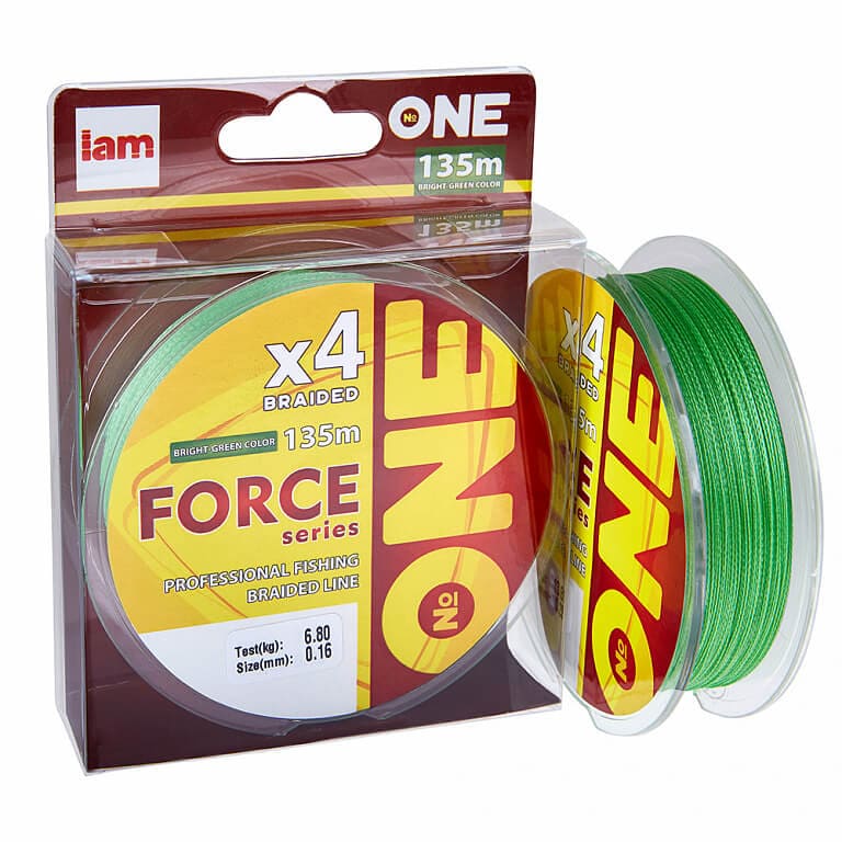 Шнур №ONE Force 4X-135 0,12мм IAM