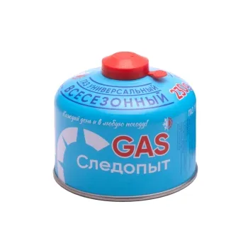Баллон с газом 230g Следопыт всесезонный резьба