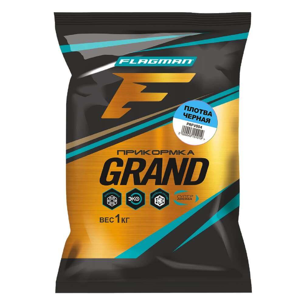 Прикормка Flagman GRAND Плотва Черная 1кг
