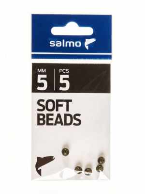 Бусины мягкие Salmo SOFT BEADS 5мм 5шт.