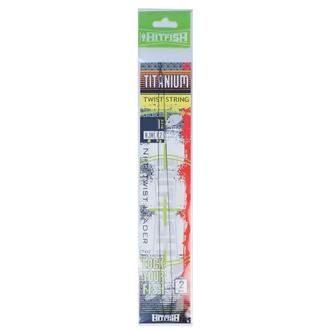 Поводок HITFISH Titanium Twist string 175/35 9,9кг (2шт)