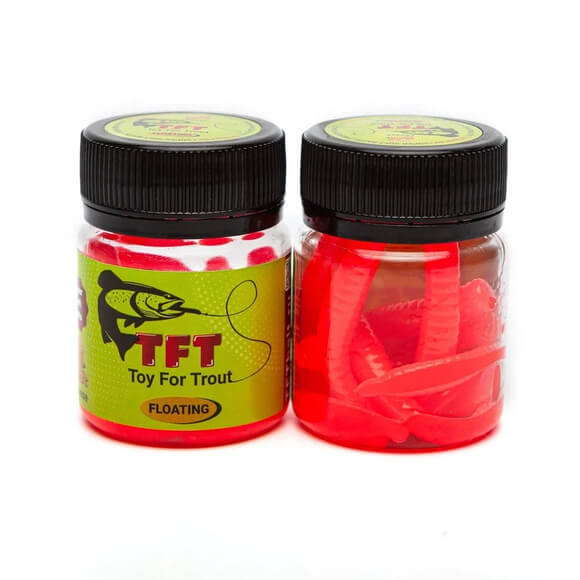 Приманка TFT  TOY WORMS Розовый #11 80мм/Floating