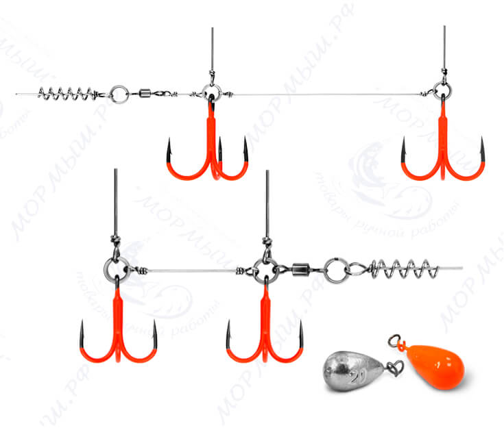 Стингер цветной со спиралью Spring Lock Big Size #XL