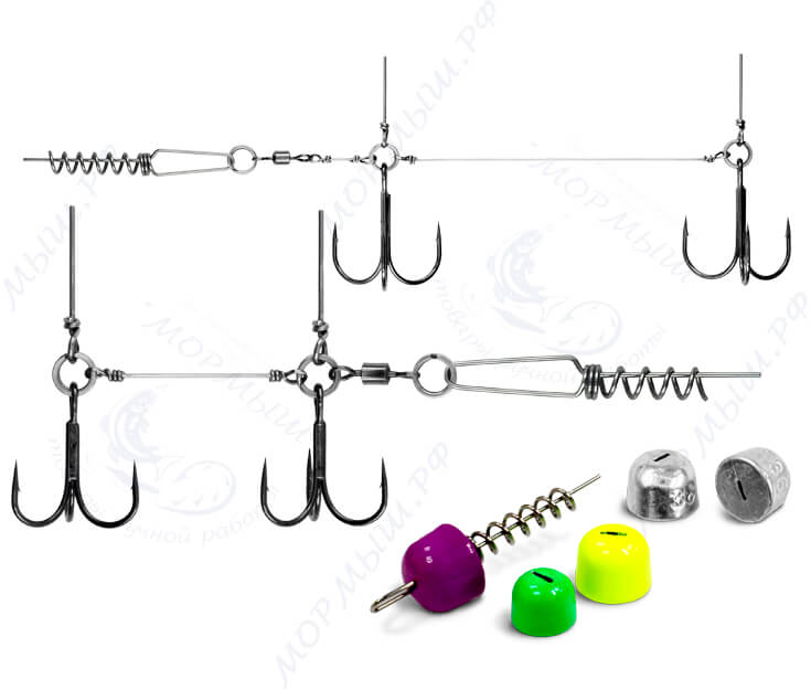 Cтингер со спиралью JIG Spring Soft Baits #S