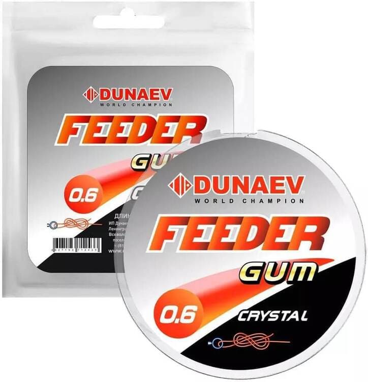 Резина Dunaev  Feeder Gum Clear 1,0мм д/фидерной оснастки