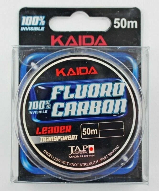 Леска Fluorocarbon 100% 0,12/50м  KAIDA