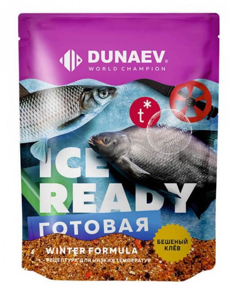 Прикормка DUNAEV ICE-READY 0,5кг Плотва