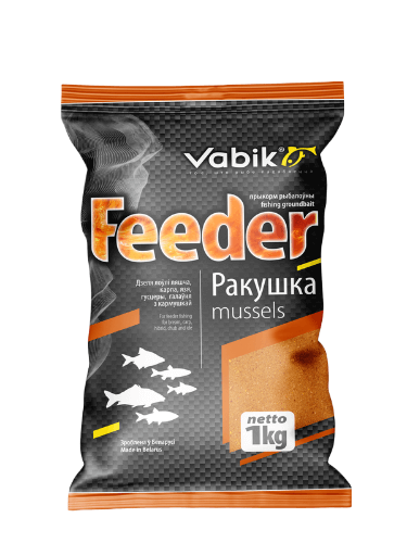 Прикормка Vabik FEEDER Ракушка 1кг
