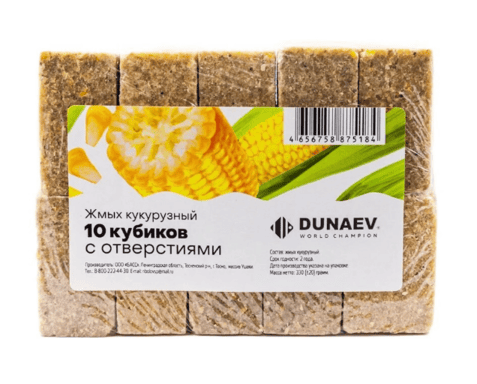 Жмых DUNAEV кукурузный 300g