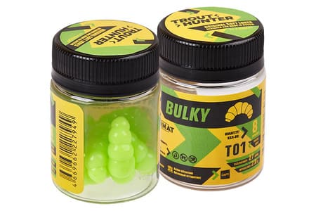 Силиконовая приманка TROUT HUNTER BULKY  27mm (8шт) #T01